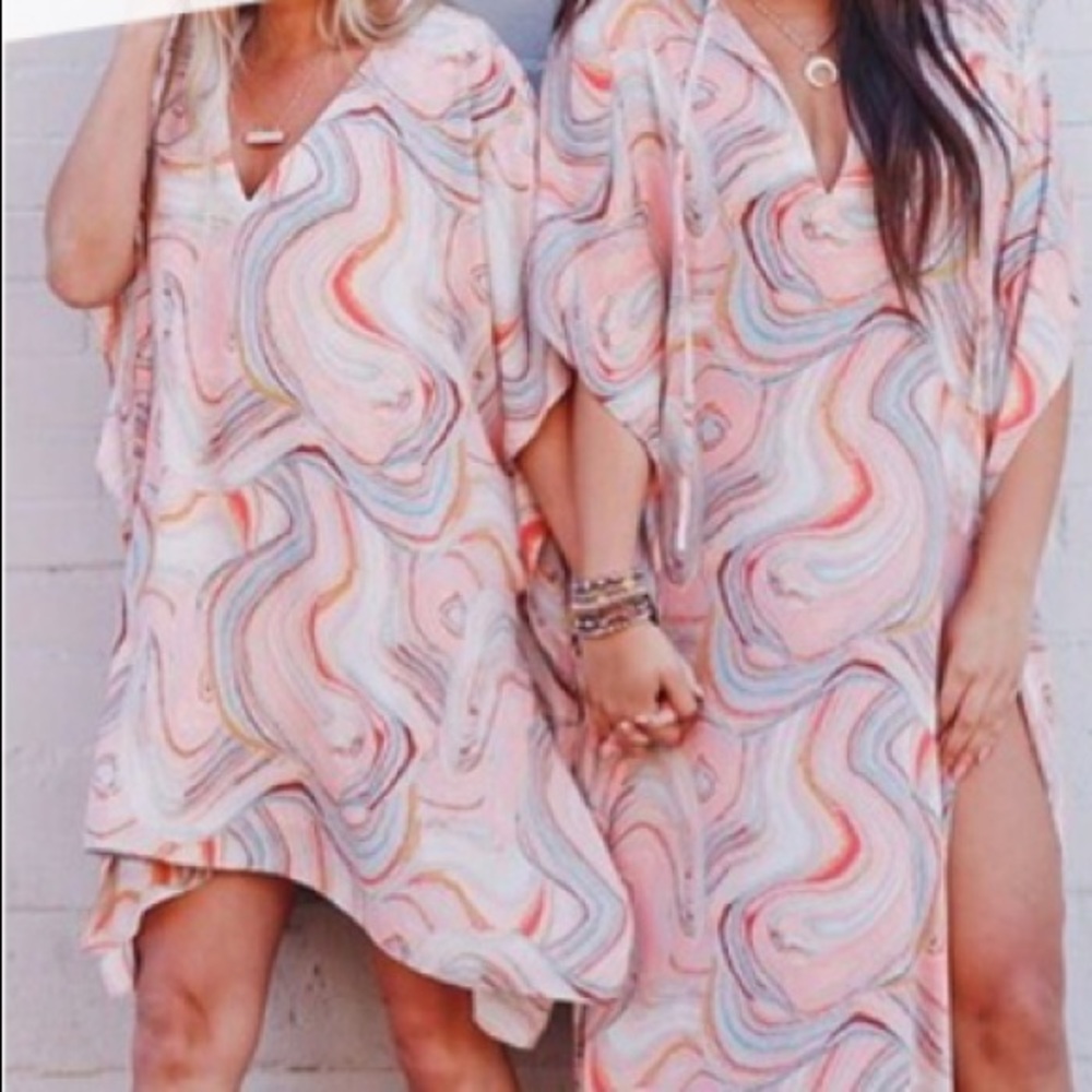 Buddy Love Marble Print Tunic Dress